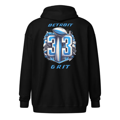 New" Detroit Grit Unisex heavy blend zip hoodie